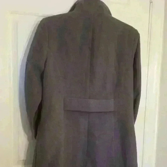 Small Gray Faded glory wool coat, length 28" and P2P length is 19" - Picture 3 of 12